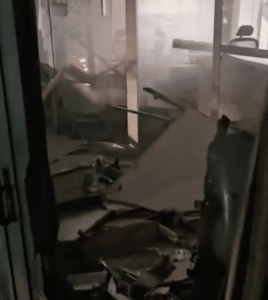 bancomat esploso ladri cervaro