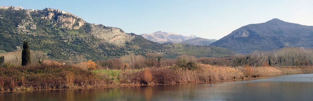 Panorama ciociaro con Monti Lepini