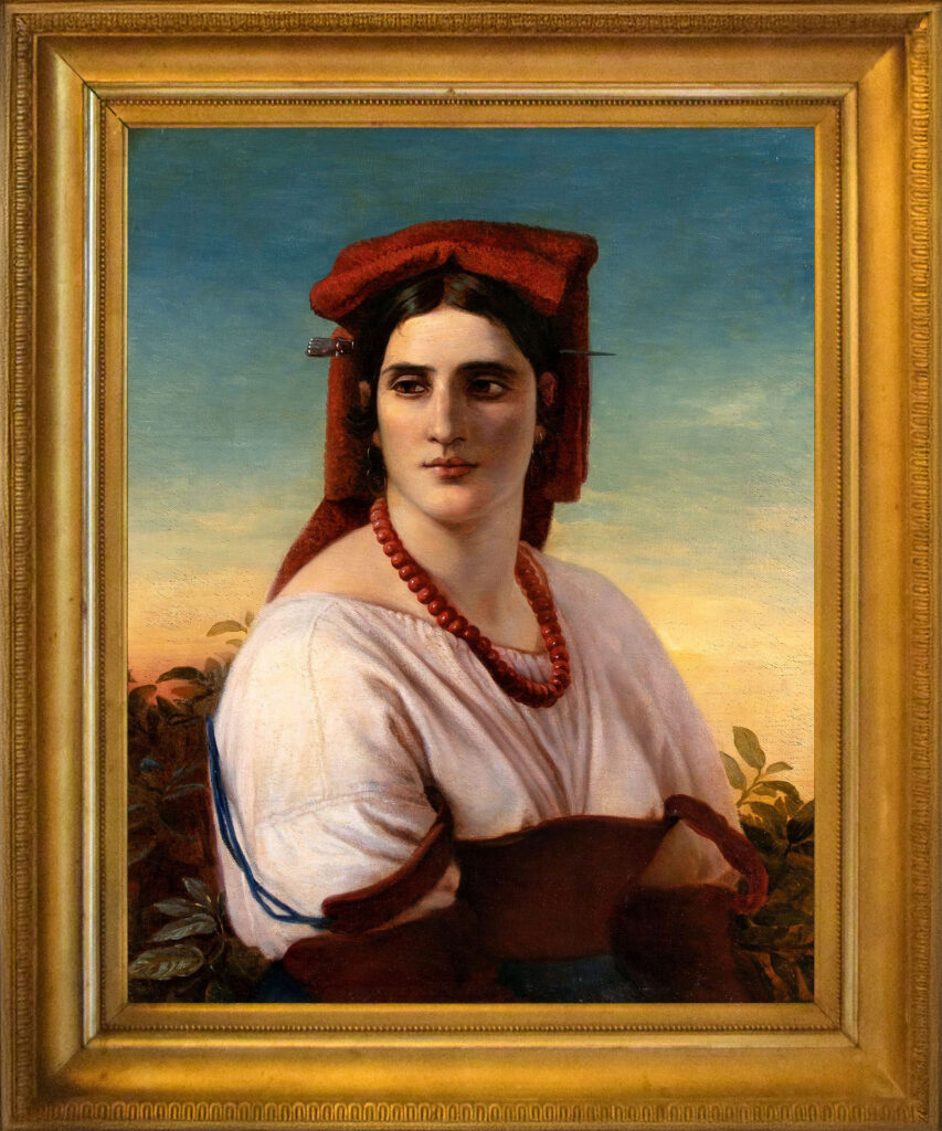 Quadro «Ciociara con velo rosso» di Elisabeth Jerichau-Baumann