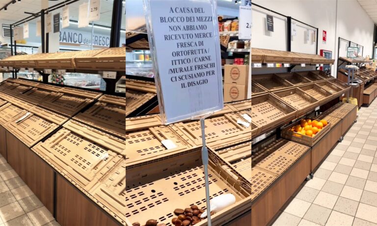 supermercato vuoto protesta ferentino supermercato vuoto protesta ferentino